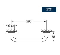 MEDIDAS ASIDERO BAÑO-DUCHA ESSENTIALS GROHE